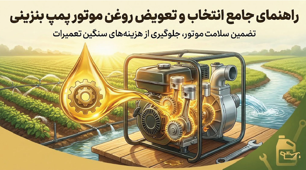 روغن مناسب موتور پمپ بنزینی چیست؟ مقدار، زمان تعویض و علائم کمبود